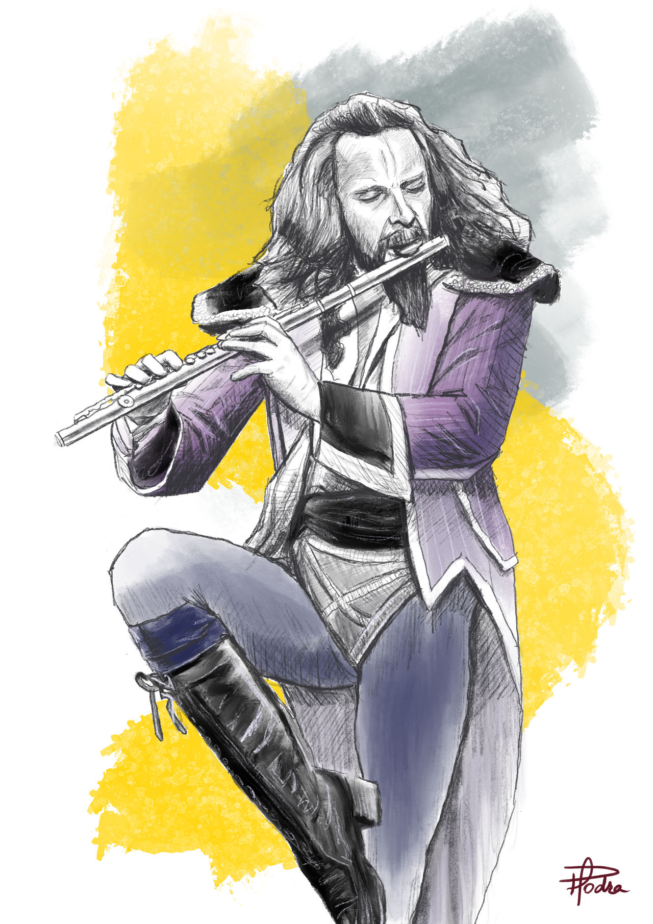 Ian Anderson by paulofodra on DeviantArt