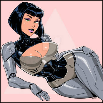 Cyborg pinup