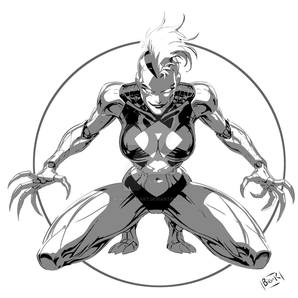 Cyborg-CLAWS-Lineart