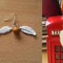 Golden Snitch earring