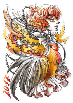 Year of the fire Rooster