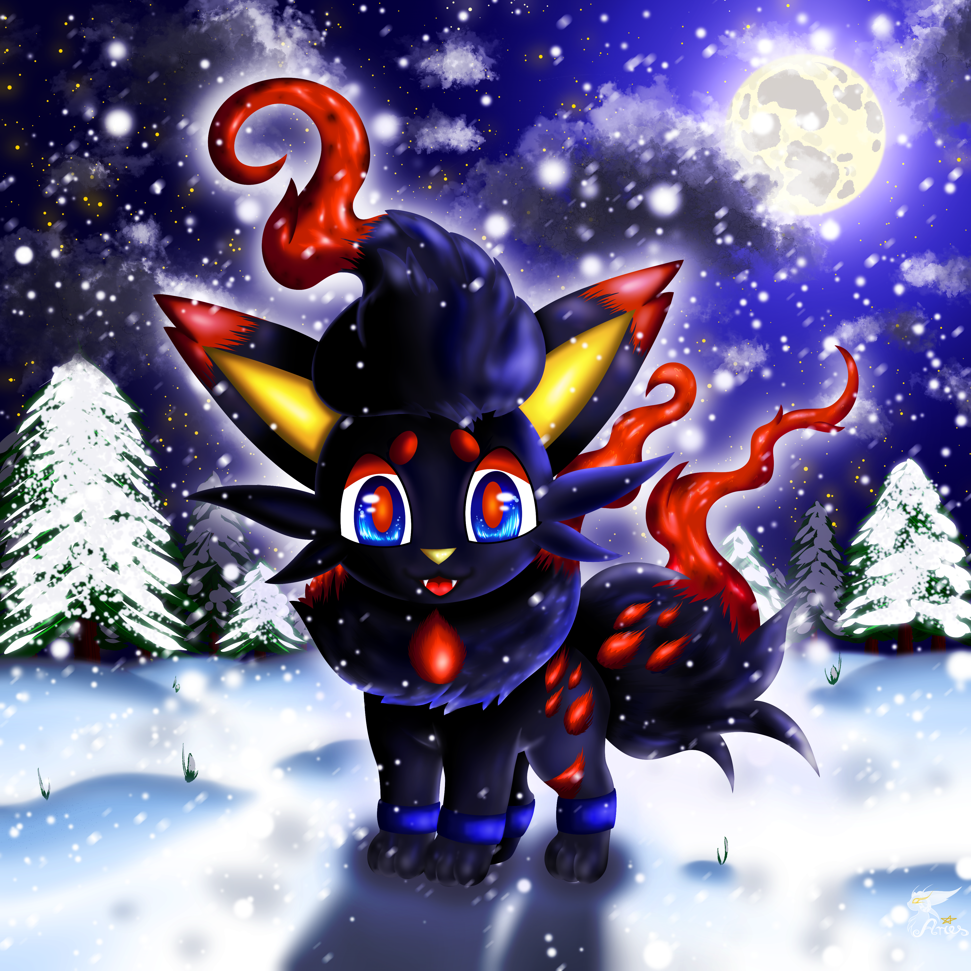 Shadow the Hisuian Zorua (Patreon Art Request)