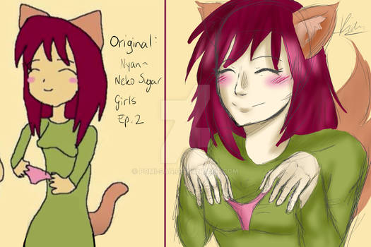 Nyan~ Neko Sugar Girls - Redraw by Pomi-san