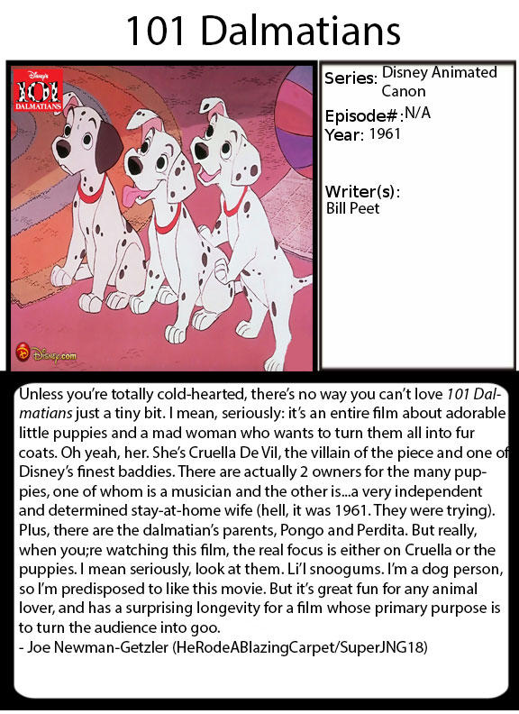 1001 Animations - One Hundred and One Dalmatians by ...