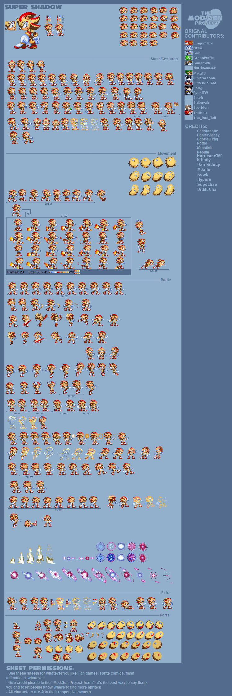 Super Sonic Sprite Sheet by RedDaDoucheHog on DeviantArt