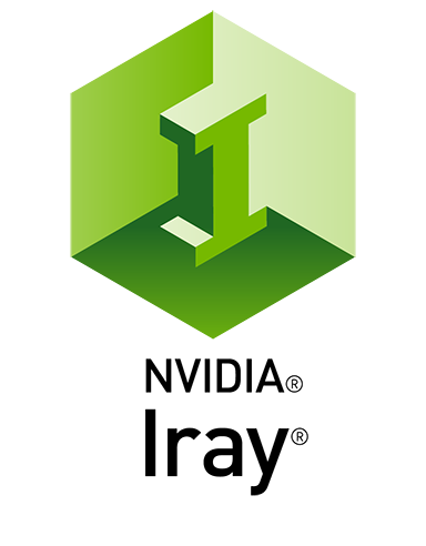 NVIDIA Iray Logo Vertical