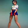 Sakura Kasugano Strikes a Pose