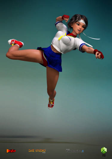 Sakura Kasugano the Street Fighter