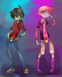 AT: Marshall Lee and Gumball