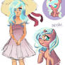 pony OC sketches