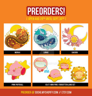 New! Pin Preorder