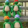 Turtle Tots on the stairs