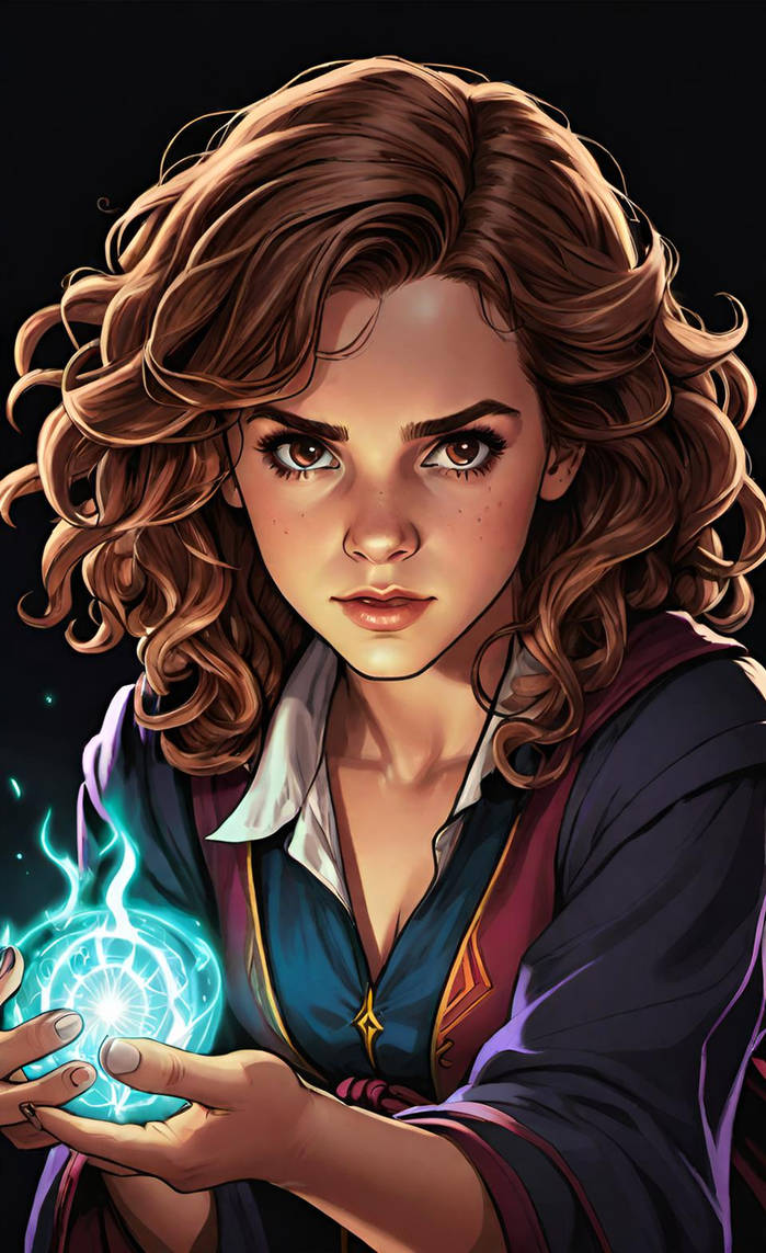 Harry Potter - Hermione Granger-002 by 11001001AI on DeviantArt