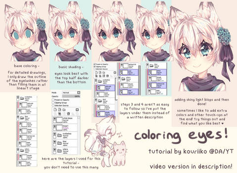 [+video] how I color eyes!