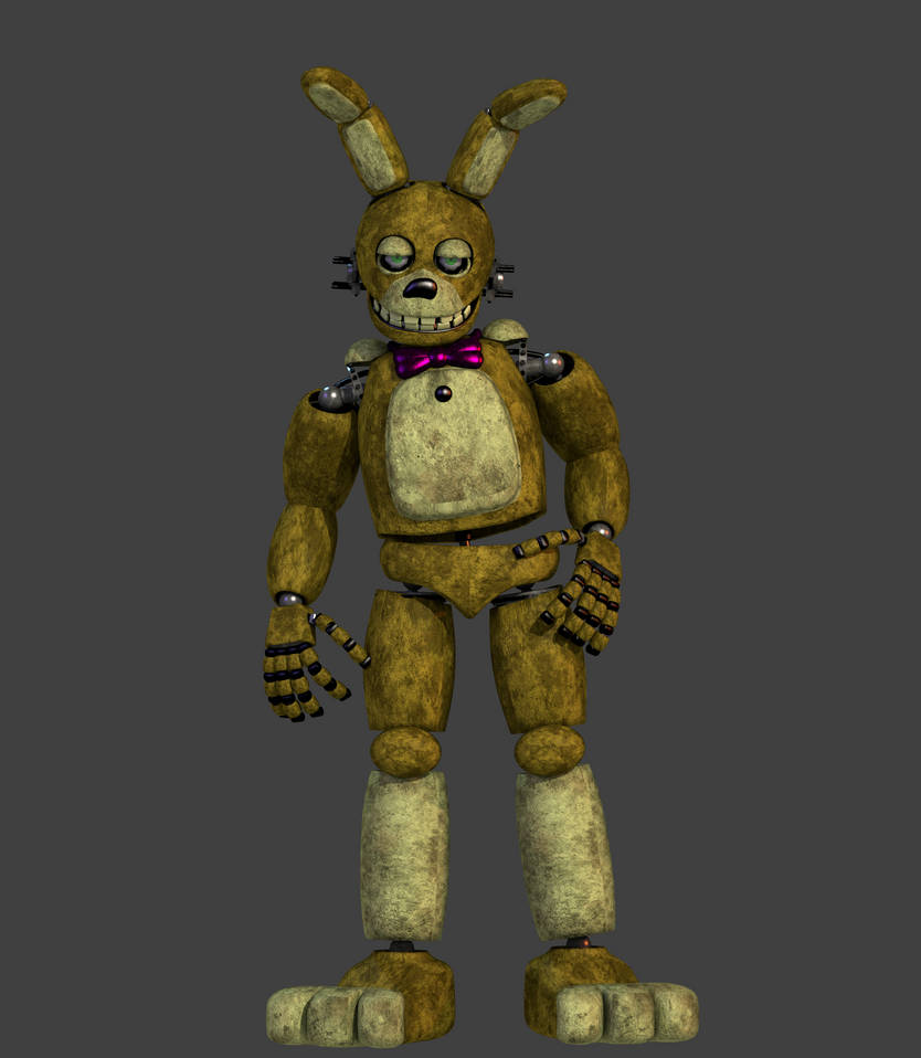 Springbonnie Custom Improved My Models SpringBonnie V4 by CursedManR on DeviantArt