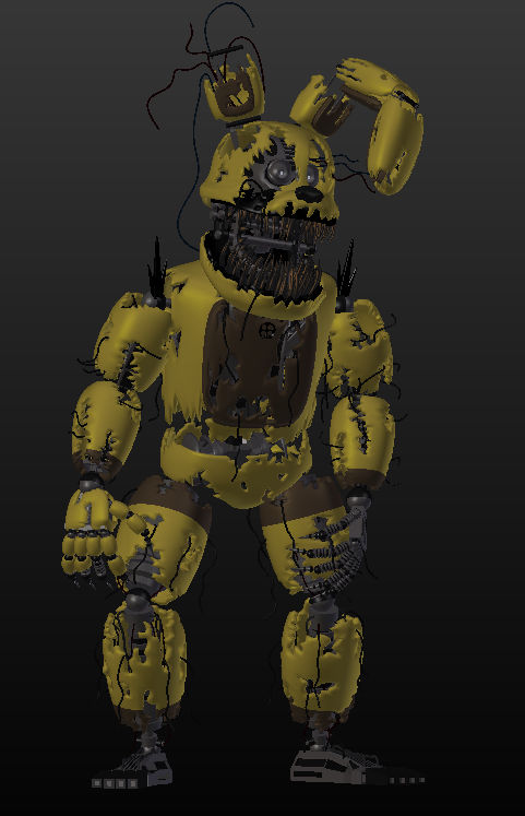 Nightmare Springtrap By CursedManR On DeviantArt