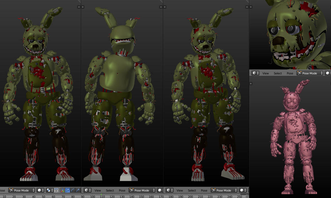 Springtrap V3 by CursedManR on DeviantArt