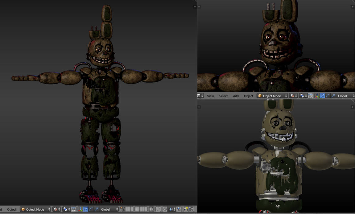 Spring Trap Vr Rig Springtrap V10 WiP by CursedManR on DeviantArt