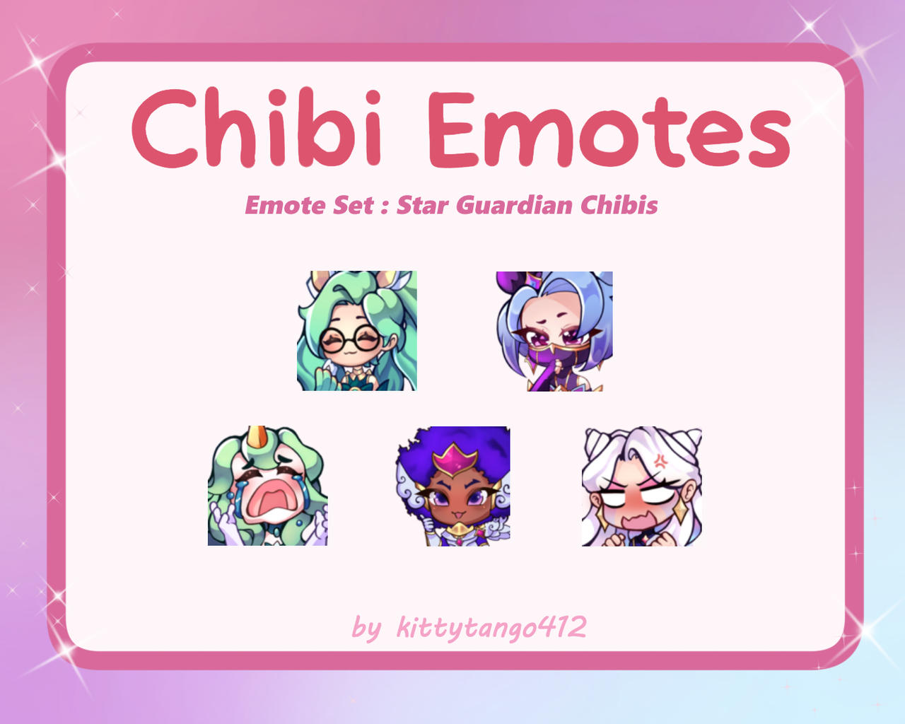 Chibi Star Rounded Star Guardian Chibis by kittytango on DeviantArt