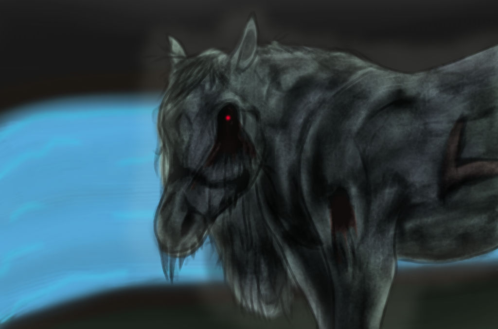 Horror Horse - Krita Test 1