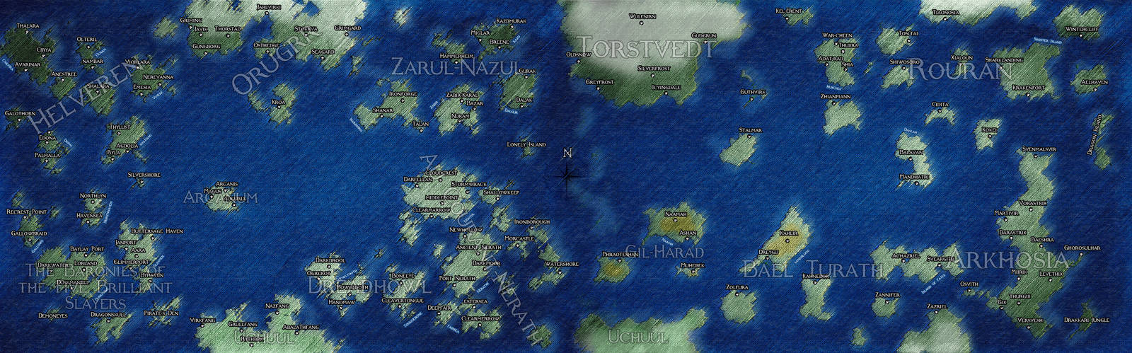 pirate Campaign Map by ThedasScholar