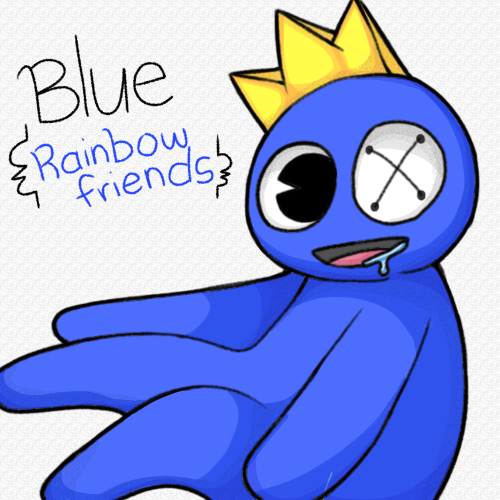 blue from Rainbow friends by lamprini1234 on DeviantArt