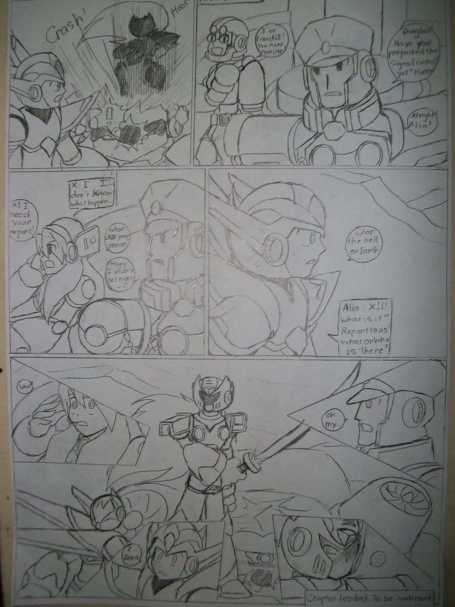 Megaman X6 manga chapter 1 last page