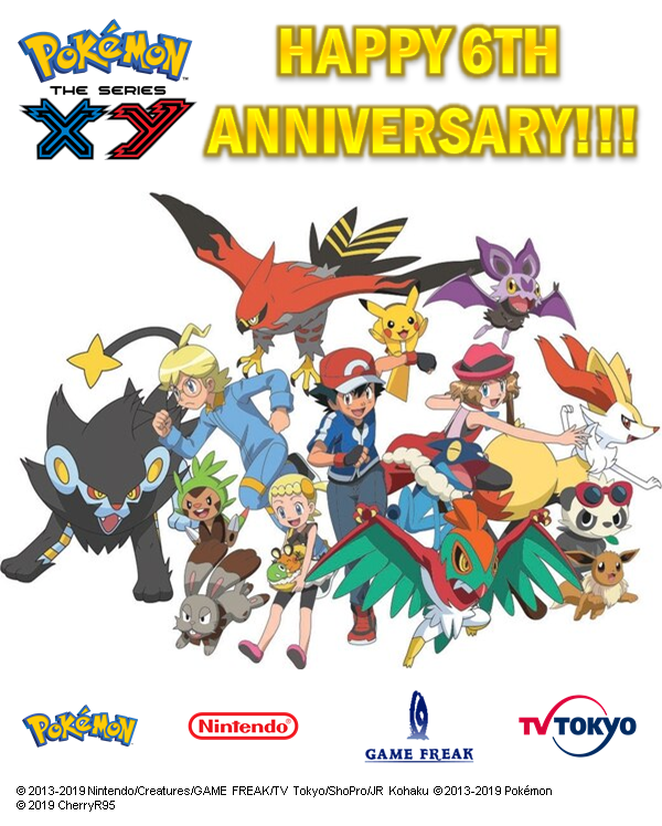 Happy 6th Anniversary Pokemon XYZ!!! by CherryR95 on DeviantArt