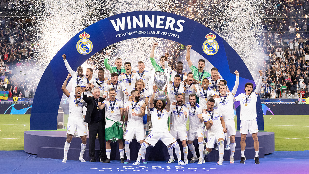 Real Madrid Campeão da UEFA Champions League 2021-22