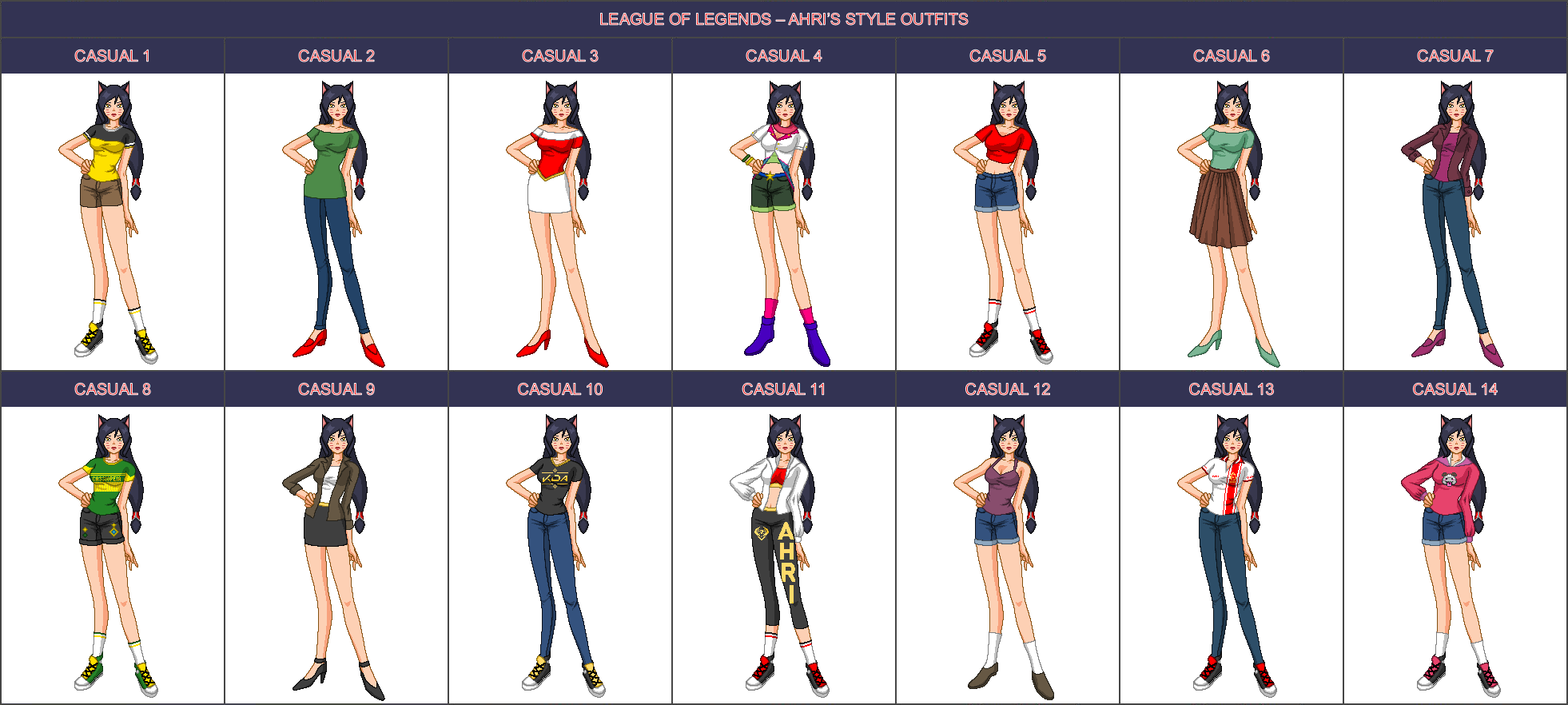 Fashion boots of Ahri from league of legends by Coolarts223 on DeviantArt