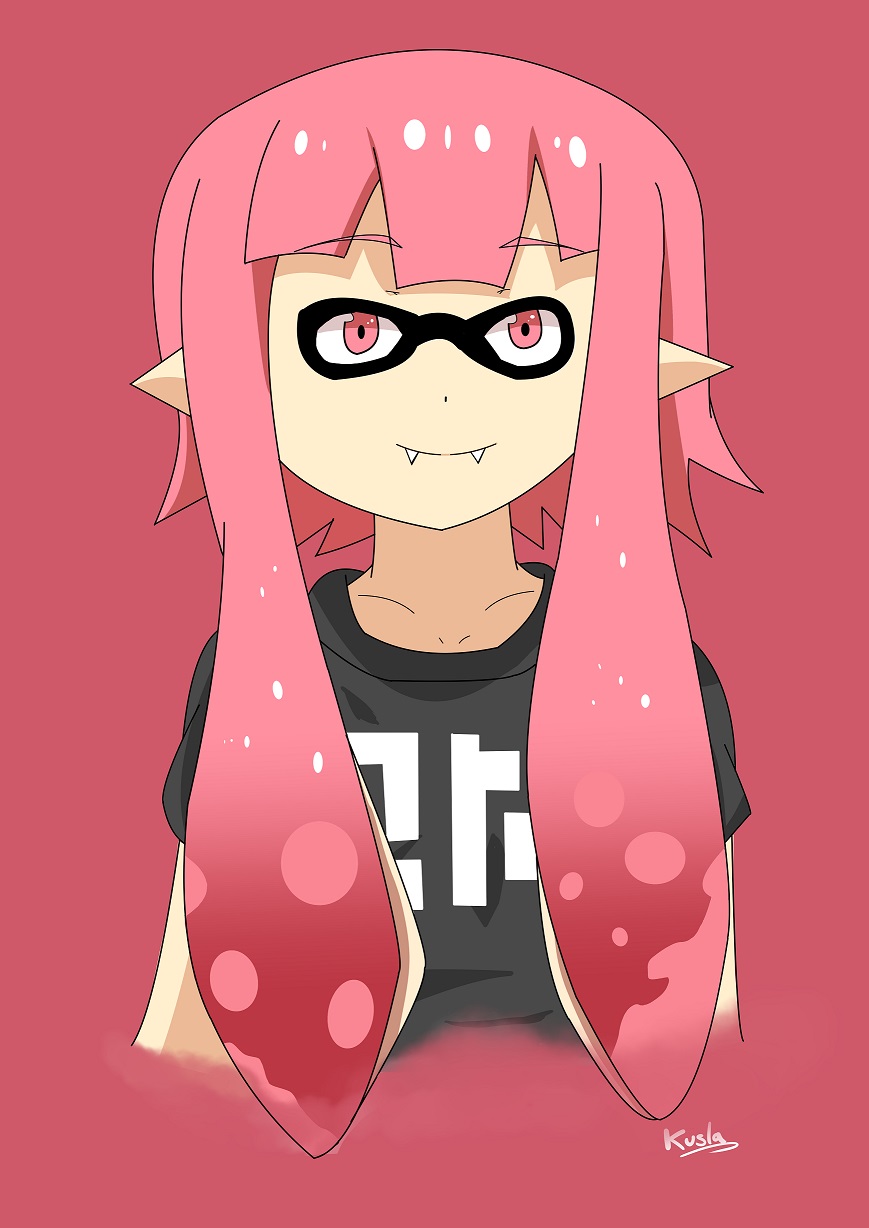 Splatoon ~ Inkling Pink by Kusla-art on DeviantArt