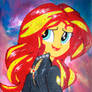 Sunset Shimmer with Phoenix Jacket (Crystal Glow)