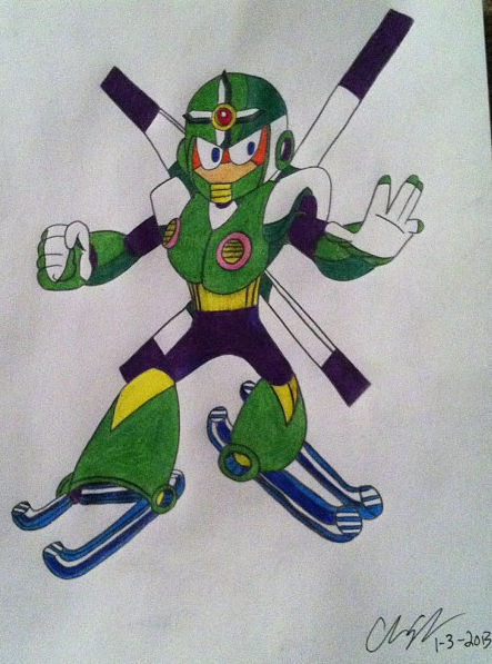 Gyroman Gyro Man from Mega Man III by phantasystarfan on DeviantArt