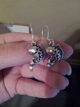 Twin Fish Earrings