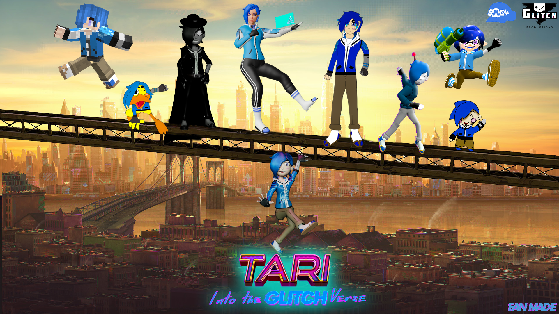 main characters of the glitch production by tariyamiarts on DeviantArt