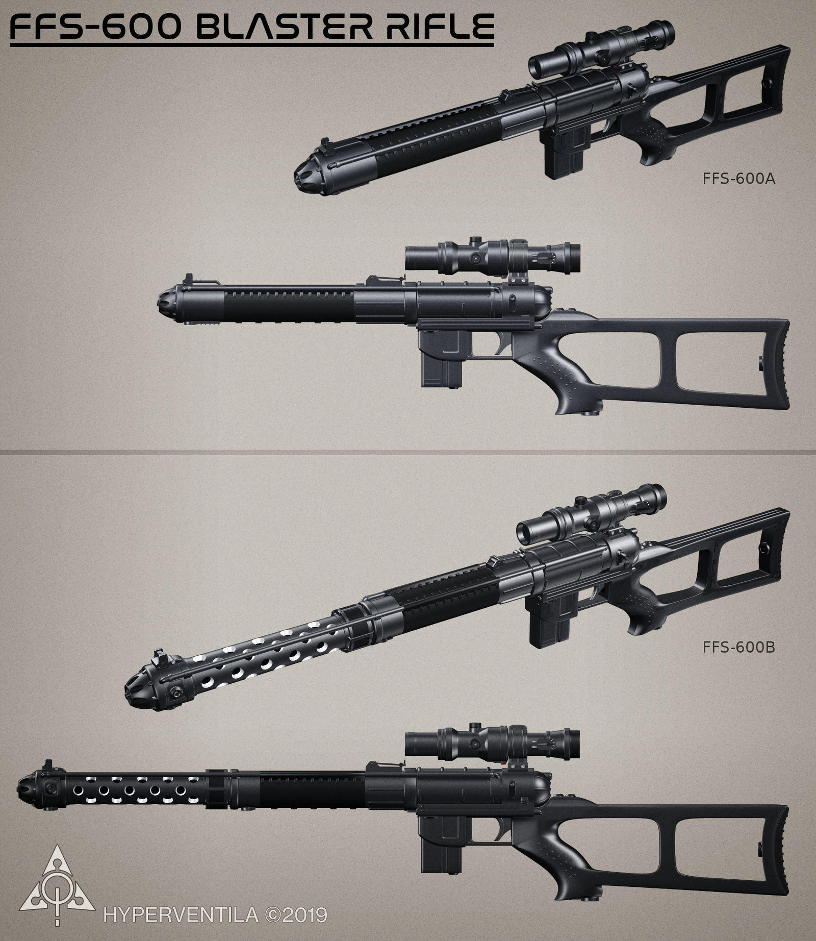Hyperventila: FFS-600 Blaster Rifles by TymenMuller on DeviantArt