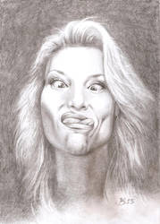 Funny portrait of beautiful Kerri Kendall :)