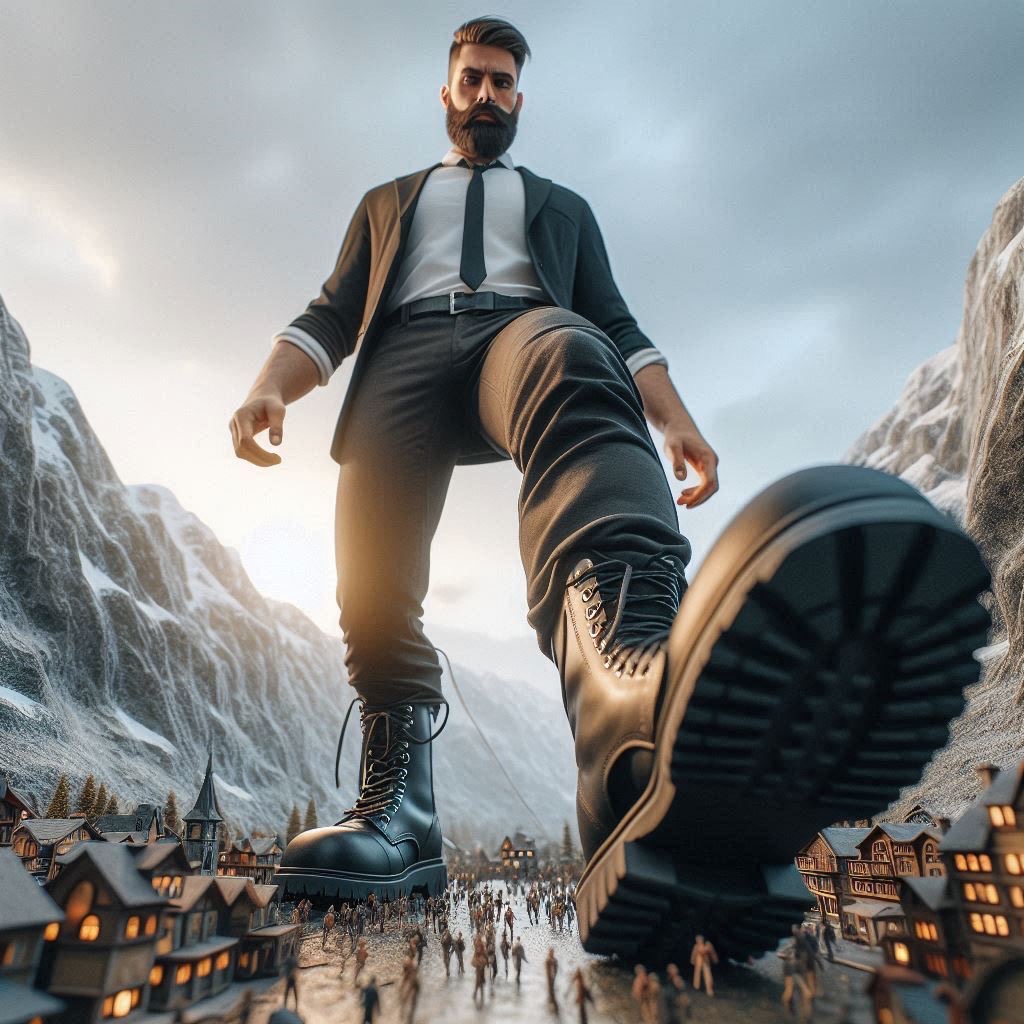 Giant Roid Man Ai giant man stomp by z136695847 on DeviantArt
