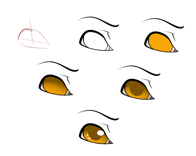 OH ITS AN EASY EYE STEP-BY-STEP