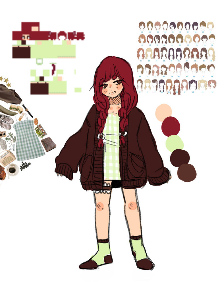 Colorless Oc Palette Oc 1 by Nekromeowncer on DeviantArt