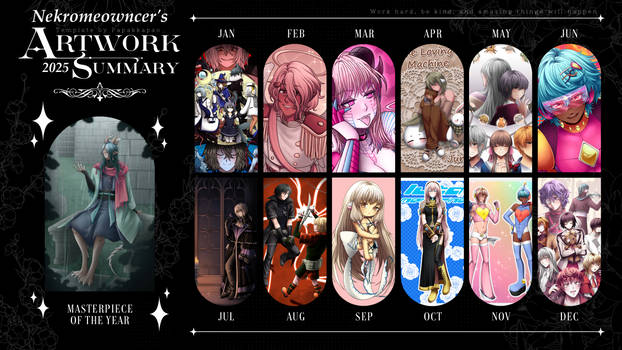 My 2025 Art Summary | 2013 - 2025 Art Progression!