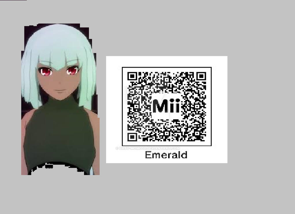 Emerald Mii QR Code by BabyMomo10 on DeviantArt.