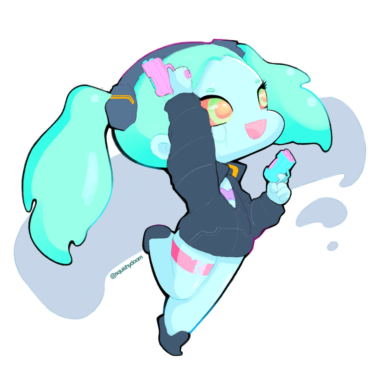 Cyberpunk Rebecca by squishydoomm on DeviantArt