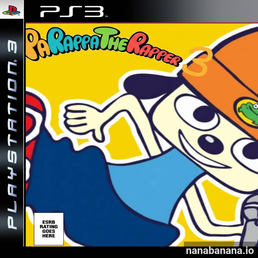 Parapper The Rapper Graphics Parappa The Rapper 3 NTSC-U Cover Art by 1Alex1974a on DeviantArt