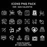 Icons Png Pack FOR PICSART by golden.pek