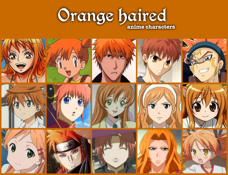 Orange haired anime by jonatan7 on DeviantArt