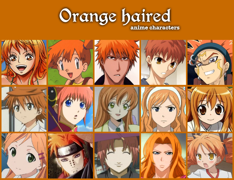 Orange Haired Anime By Jonatan7 On Deviantart