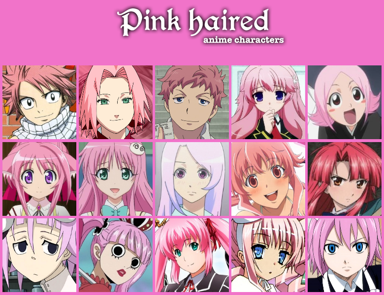 Anime Characters with Pink and Blue Hair - wide 2