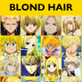 Anime characters with blond hair [V2]