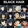 Anime characters with black hair [V2]